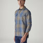Men's Checkered Relaxed Fit Shirt - Side View