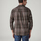 Men's Checkered Relaxed Fit Shirt - Back View