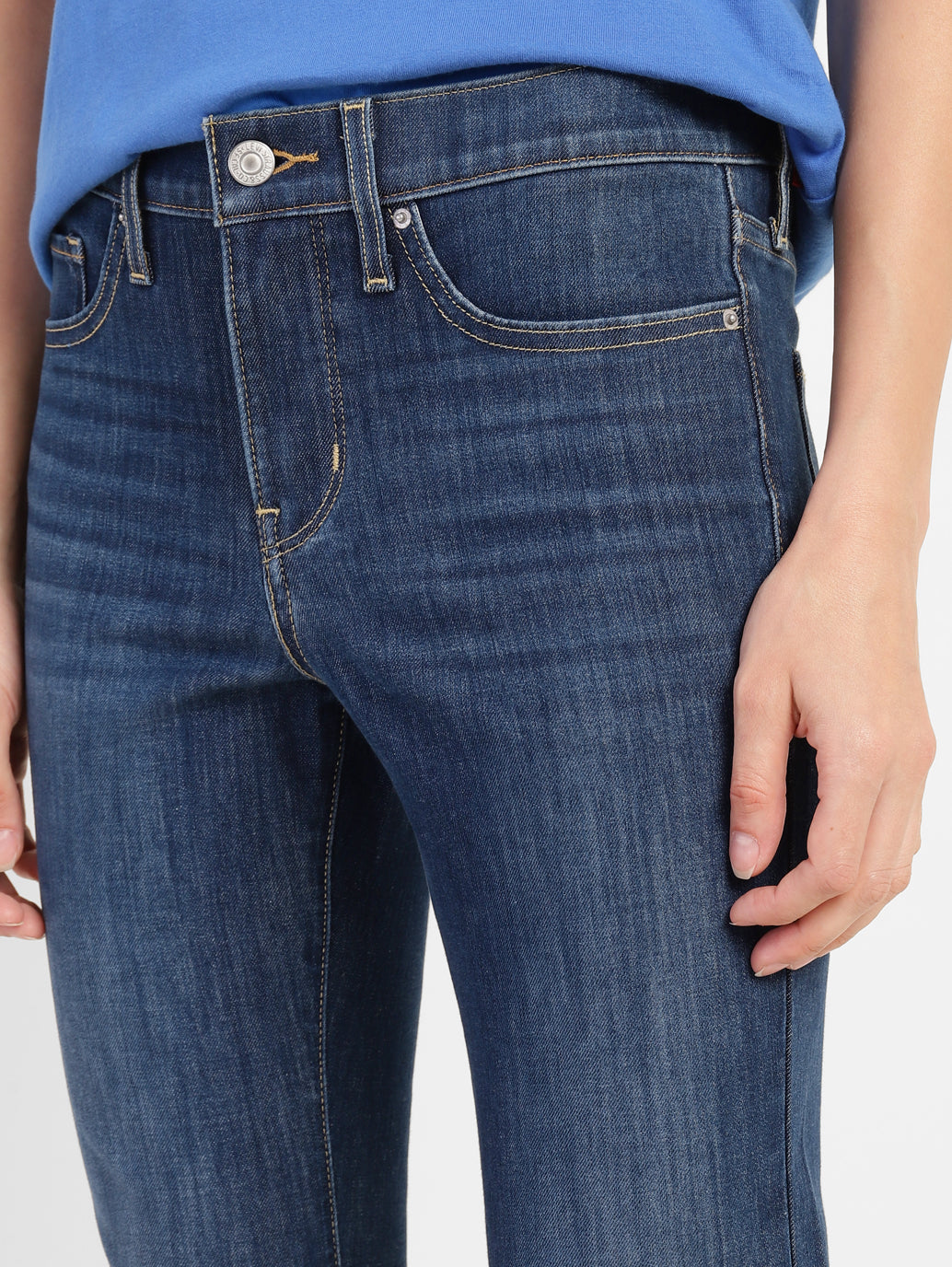 Women's 312 Blue Straight Fit Mid Rise Jeans - 546479c7-46f6-45ba-b461-ca6f83c0da5a View