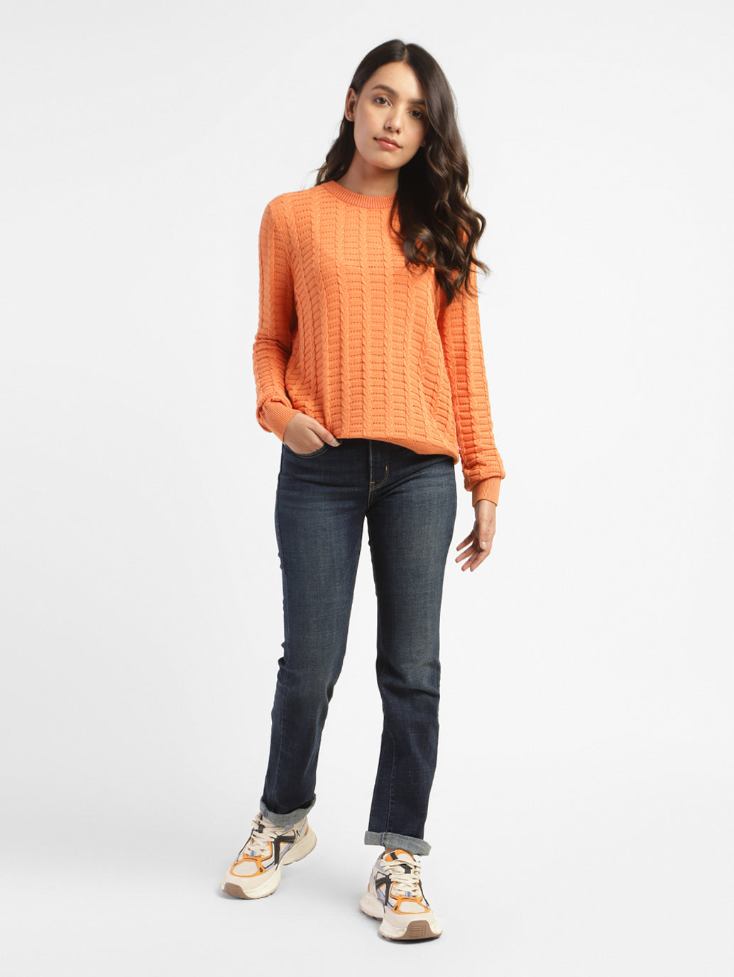 Women's 312 Blue Straight Fit Mid Rise Jeans - 62869f85-a32f-4de1-93f7-c09abe6217ef View