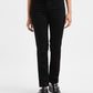 Women's 312 Black Straight Fit Mid Rise Jeans - 196490b4-e4ae-4597-a177-d5a88624d22c View