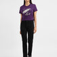 Women's 312 Black Straight Fit Mid Rise Jeans - ModelFront View