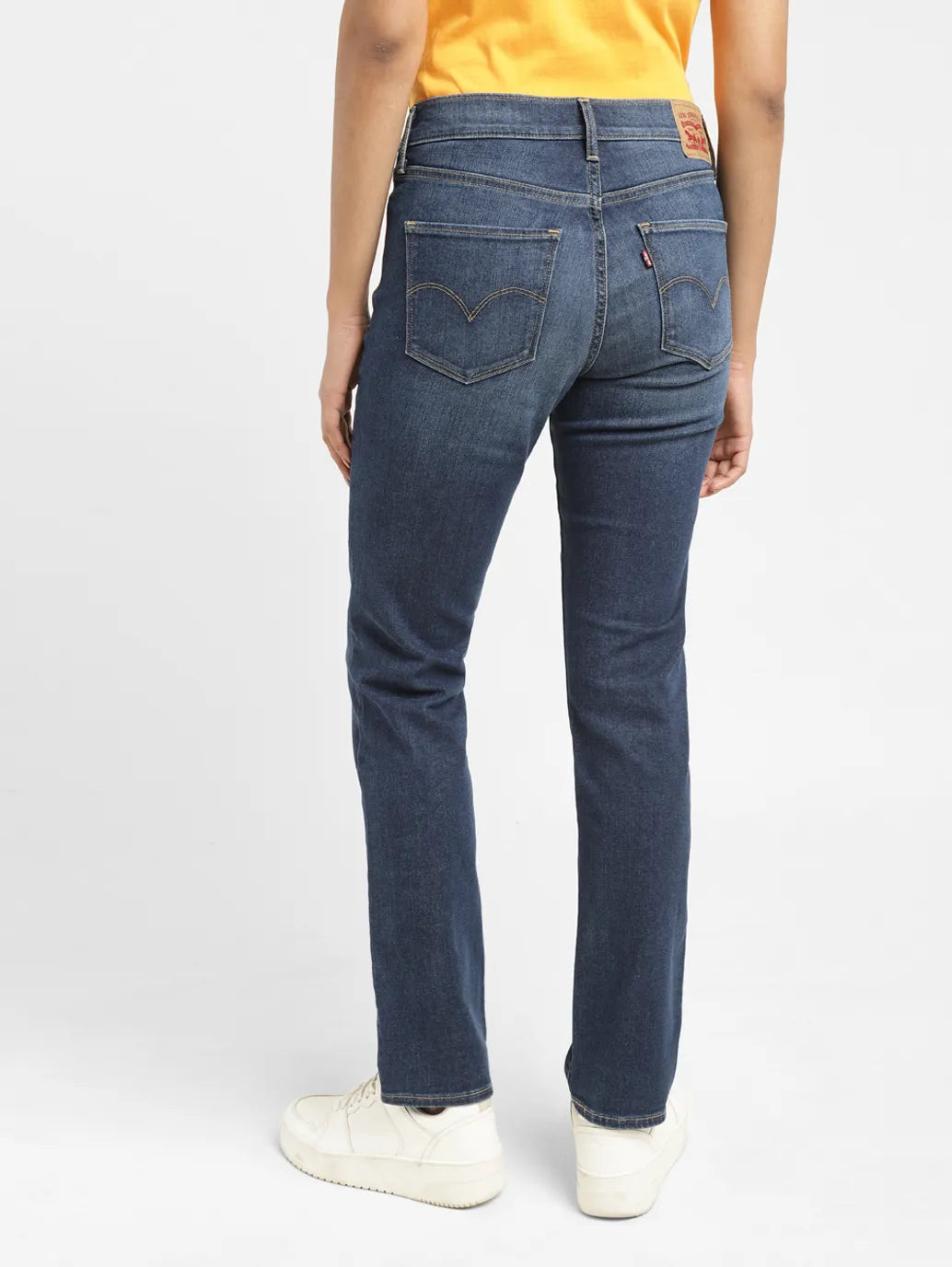 Women's 312 Blue Straight Fit Mid Rise Jeans - eeb679ab-ceee-438a-8062-9beb6afa9a35 View