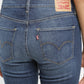 Women's 312 Blue Straight Fit Mid Rise Jeans - 012f4ff4-6ad1-4f64-8ad7-208c60fab353 View