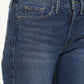 Women's 312 Blue Straight Fit Mid Rise Jeans - Detail View