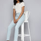 Women's 312 Blue Straight Fit Mid Rise Jeans - 4 View