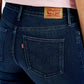 Women's 312 Navy Blue Straight Fit Mid Rise Jeans - Detail View
