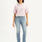 Women's 312 Light Blue Straight Fit Mid Rise Jeans - Front View