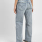 Women's Blue Ribcage Straight Ankle Fit High Rise Jeans - 035ba5fa-3660-4459-82b0-7ea9aed4fe53 View