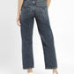 Women's Blue Ribcage Straight Ankle Fit Mid Rise Jeans - f439d525-e5c2-4132-9fbe-7860503aed20 View