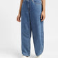 Women's Blue Ribcage Straight Ankle Fit High Rise Jeans - 82f4961a-135c-497f-bae6-bf2b1adec9f7 View
