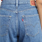 Women's Blue Ribcage Straight Ankle Fit High Rise Jeans - ccc19dcd-1579-477d-815c-bfce2f8c260e View