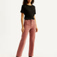 Women's Rust Ribcage Straight Ankle Fit High Rise Jeans - Front View