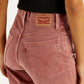 Women's Rust Ribcage Straight Ankle Fit High Rise Jeans - Detail View