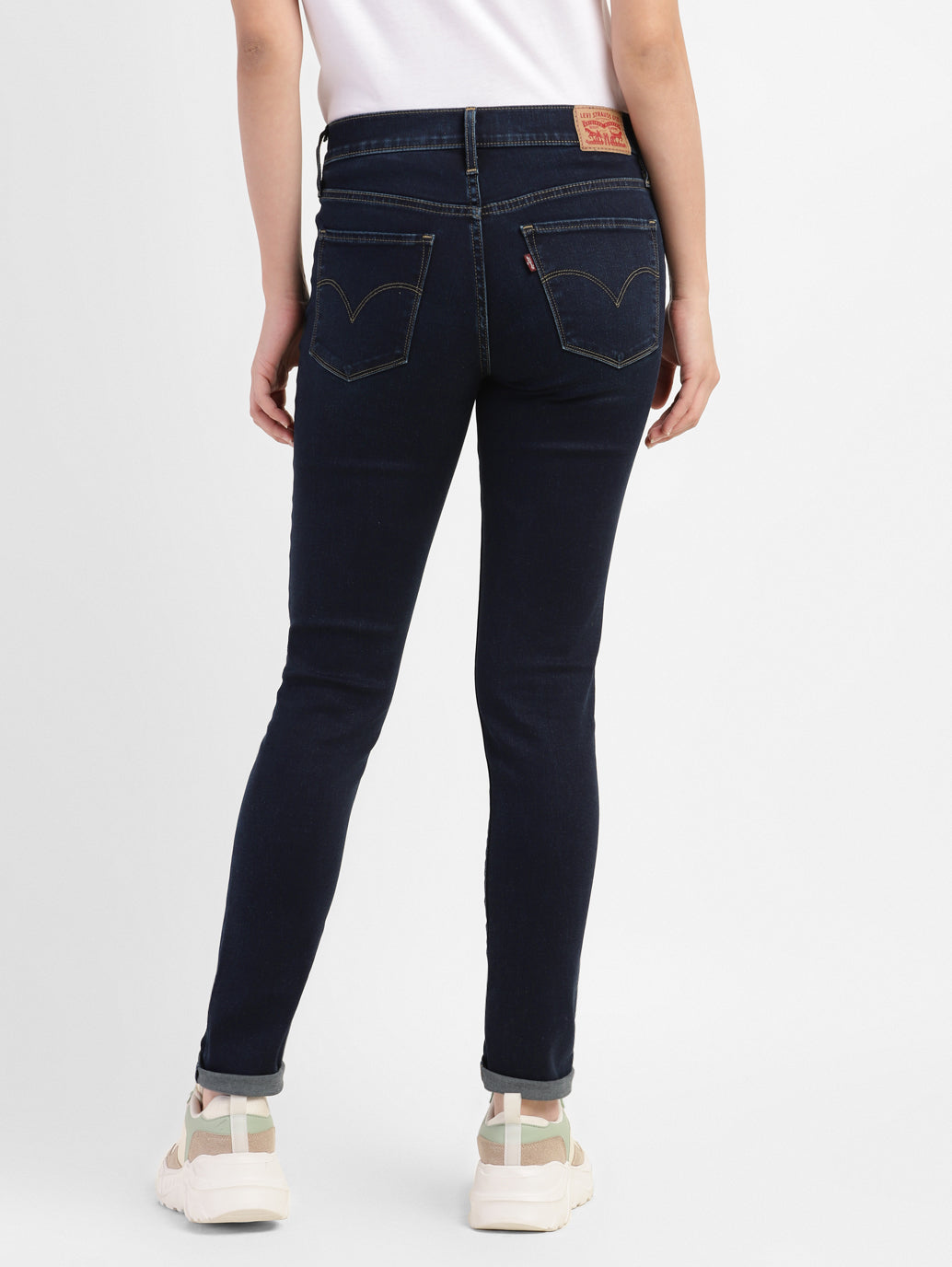 Women's 311 Blue Skinny Fit Mid Rise Jeans - 562d66a3-a48a-4e44-9ebf-af6ddf03cfb4 View