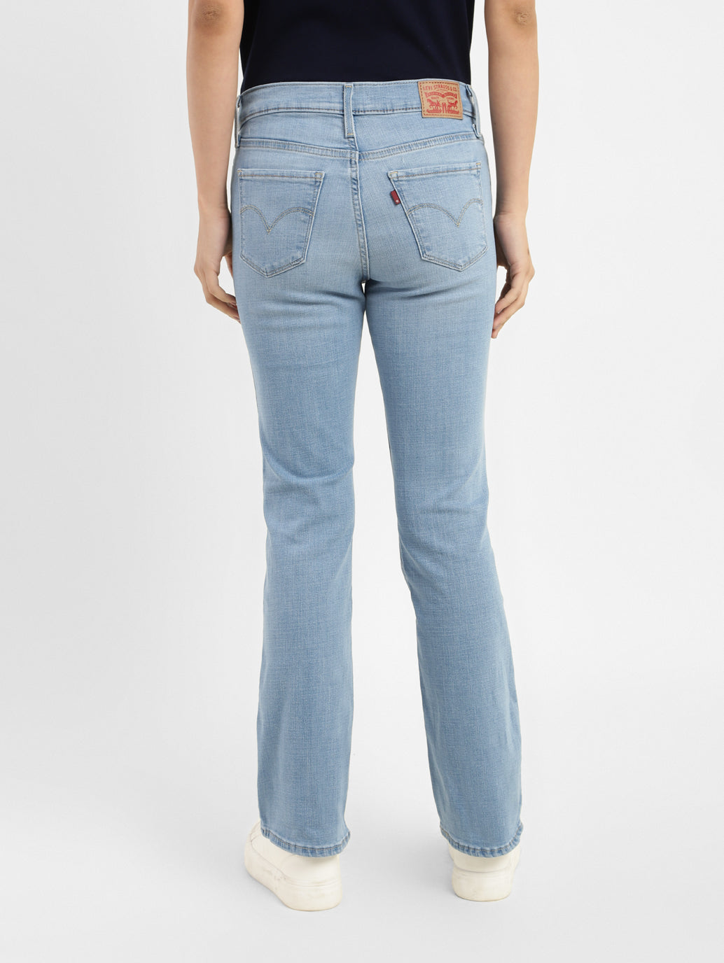 Women's 315 Blue Flared Fit High Rise Jeans - 0c77ea77-7aa9-4f47-b8e0-ccf0e4f20f55 View