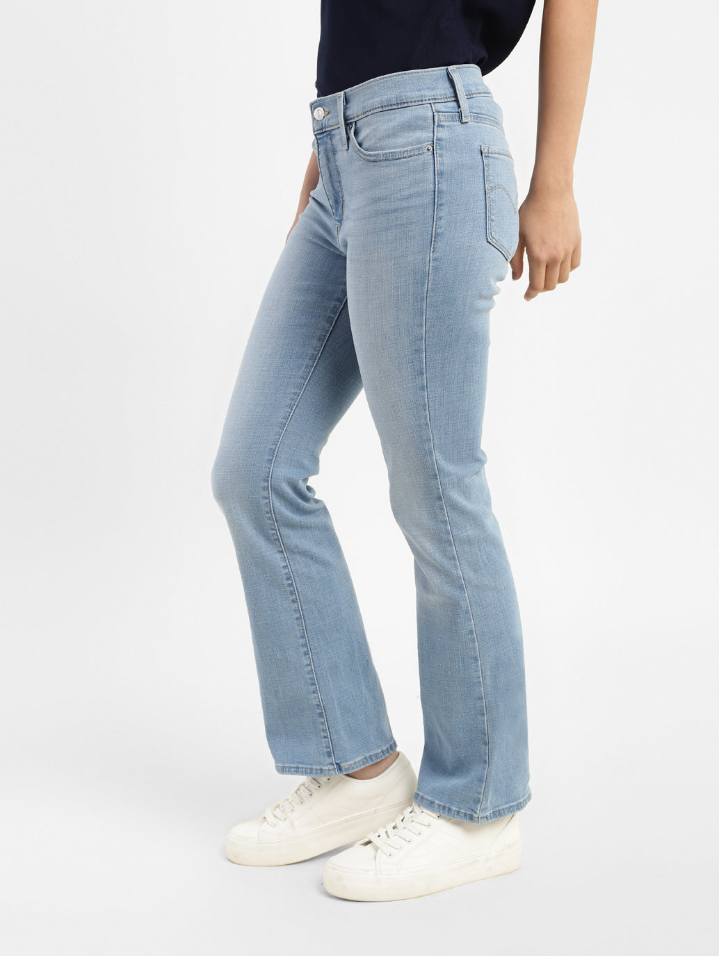 Women's 315 Blue Flared Fit High Rise Jeans - e863487c-aa2b-4372-995e-a32aec84a86c View