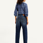 Women's 315 Blue Flared Fit High Rise Jeans - 20 View