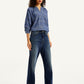 Women's 315 Blue Flared Fit High Rise Jeans - 20 View