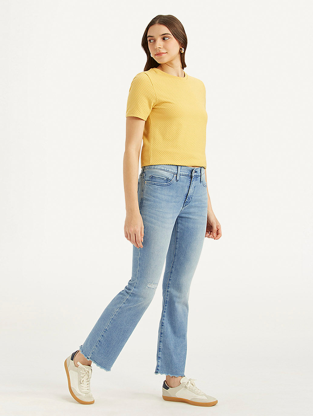 Women's 315 Blue Flared Fit High Rise Jeans - 605b598f-860c-41e9-8286-4c9b6b9969a2 View