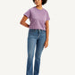 Women's 315 Blue Flared Fit High Rise Jeans - Front View