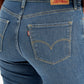 Women's 315 Blue Flared Fit High Rise Jeans - Detail View