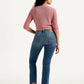 Women's 315 Blue Flared Fit High Rise Jeans - Back View