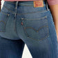 Women's 315 Blue Flared Fit High Rise Jeans - Detail View