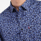 Men's All Over Print Spread Collar Shirt - d3a451e4-e05d-4af9-aa61-0614cf7db613 View