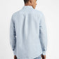 Men's Solid Spread Collar Linen Shirt - 7c8d2c53-a7e3-43d0-a141-457331134569 View