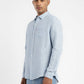 Men's Solid Spread Collar Linen Shirt - cfc81402-fee7-437c-8a73-fce27d248490 View