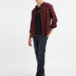 Men's Checkered Spread Collar Shirt - 6bf4f497-dab9-4eb8-af26-a87208f3422e View