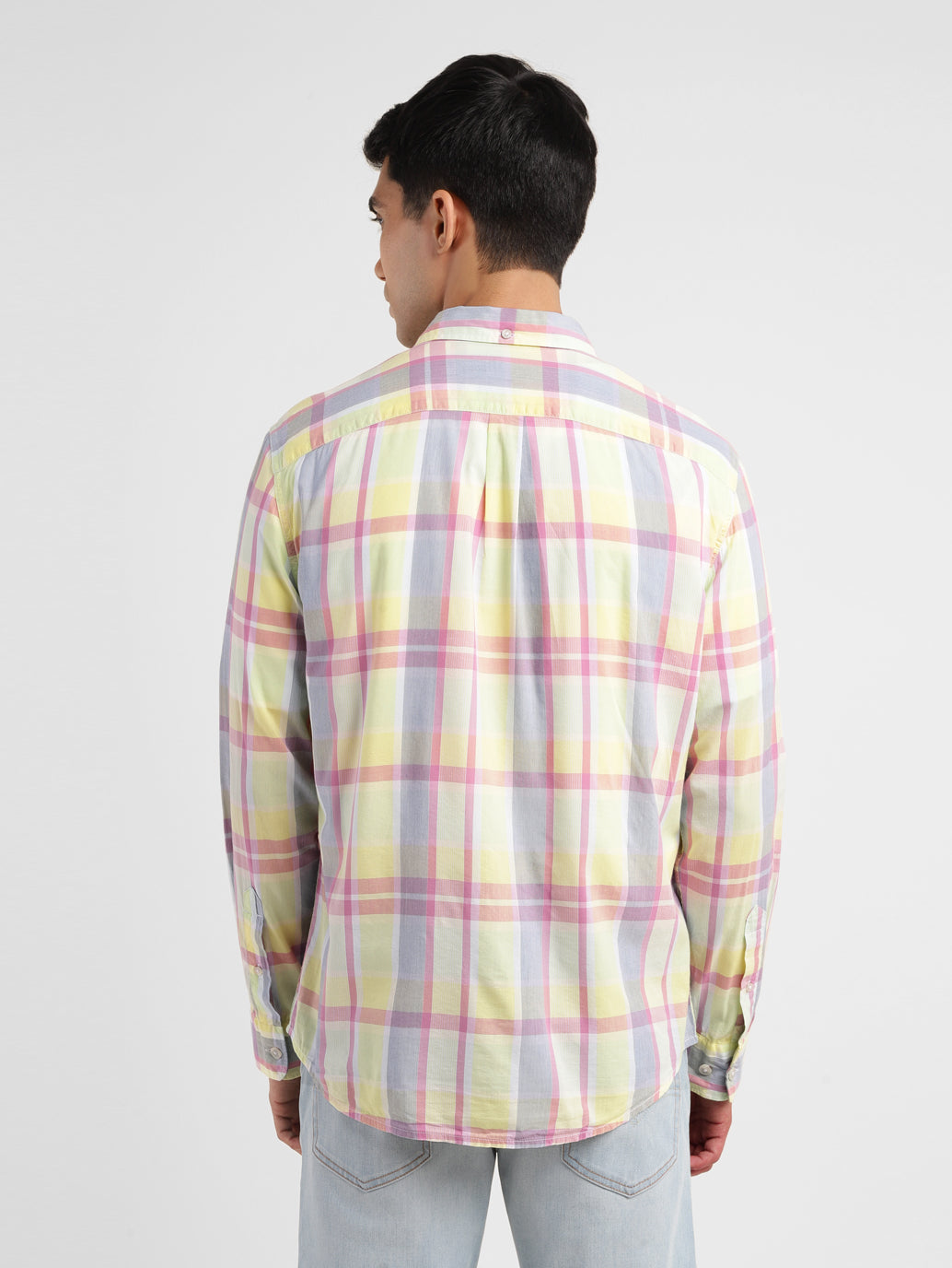 Men's Checkered Slim Fit Shirt - 856189b9-b4e8-475a-944f-2bc40eeedbca View