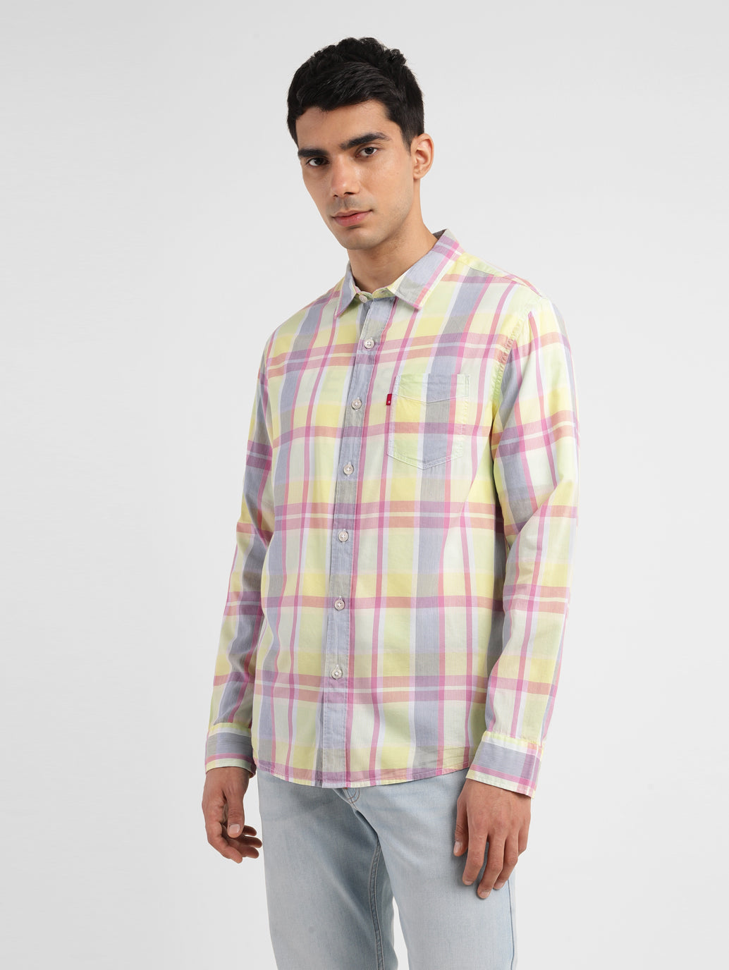 Men's Checkered Slim Fit Shirt - 4ea8143a-5da0-45d0-8a5a-5ff506941819 View