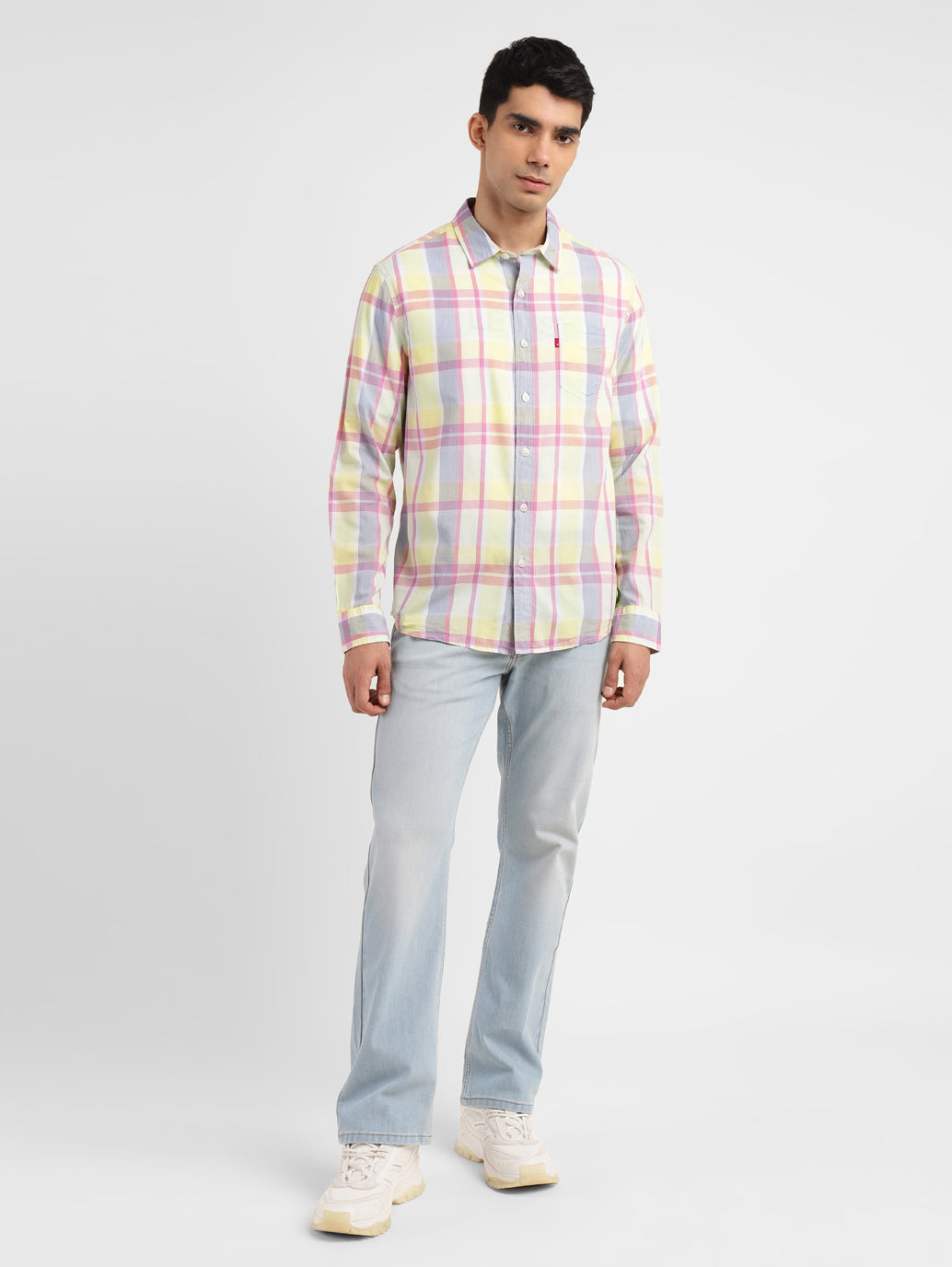 Men's Checkered Slim Fit Shirt - c9b9b56c-246f-4f54-88f3-871479ccb510 View
