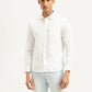 Men's Solid Slim Fit Shirt - Front View