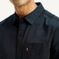 Men's Solid Slim Fit Shirt - Detail View