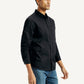 Men's Solid Slim Fit Shirt - Side View