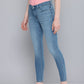 Women's 710 Blue Skinny Fit Mid Rise Jeans - 21d4a97cddf31b8b4da714466f3e9b31 View