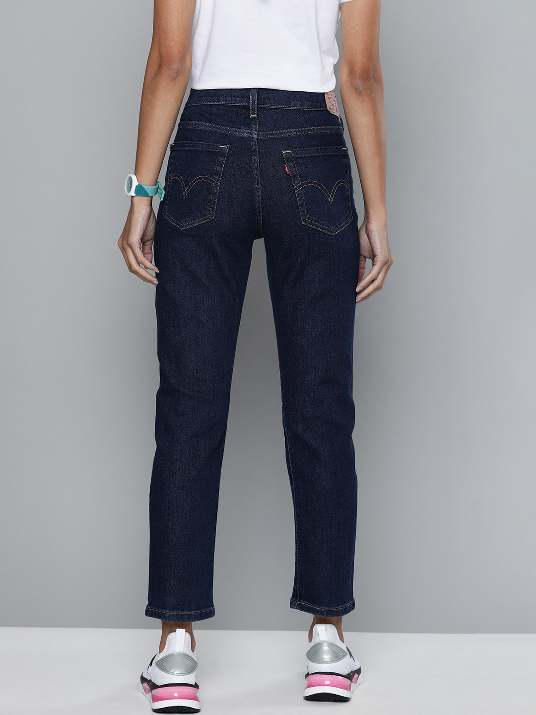 Women's Indigo Skinny Fit High Rise Jeans - a42bc4da-b59b-4aba-be4a-04fce4382b66 View