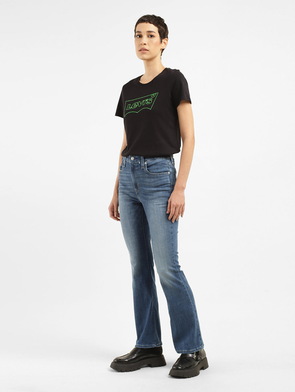 Women's High Rise 725 Bootcut Jeans - 79965299-14d7-40d1-8643-0e1f32cd3c17 View