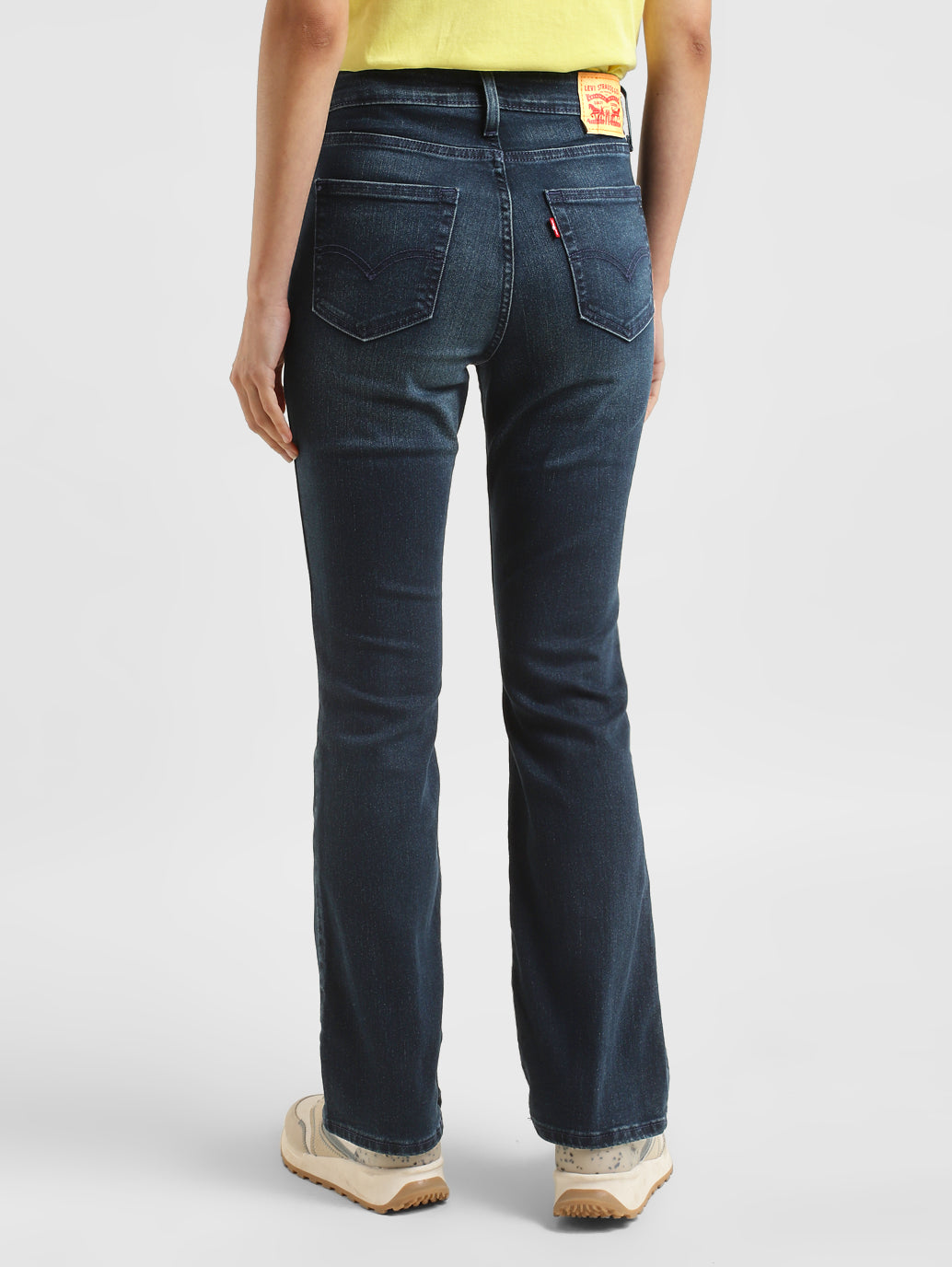 Women's 725 Blue Flared Fit High Rise Jeans - d0e4393a-403f-4717-8832-9f273e5e5a5a View