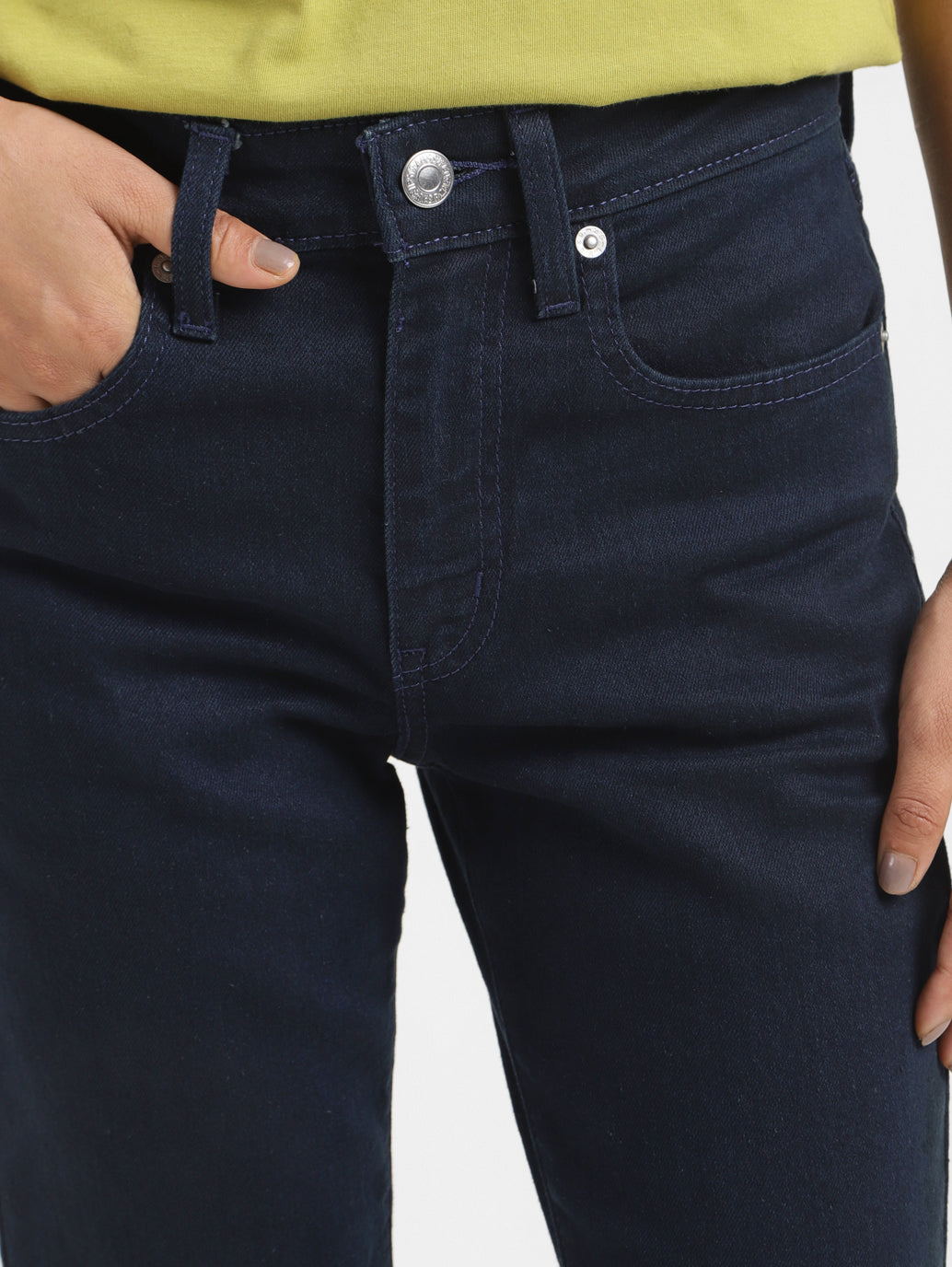 Women's 725 Blue Flared Fit Mid Rise Jeans - e0d52f34-df47-408a-8723-78dd71978399 View