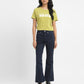 Women's 725 Blue Flared Fit Mid Rise Jeans - 3c0f53a2-2bcd-4c75-9b57-16089a8d2004 View