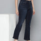 Women's 725 Blue Flared Fit High Rise Jeans - 1 View