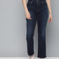 Women's 725 Blue Flared Fit High Rise Jeans - 2 View