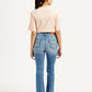 Women's 725 Blue Flared Fit High Rise Jeans - Back View