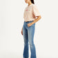 Women's 725 Blue Flared Fit High Rise Jeans - Side View
