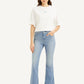 Women's 725 Blue Flared Fit High Rise Jeans - Front View