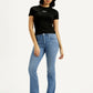 Women's 725 Med Indigo Flared Fit High Rise Jeans - Styleshot View